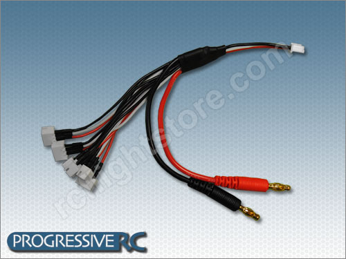 Parallel (6x) JST-XH Charge & Balance Cable for T-Rex 150
